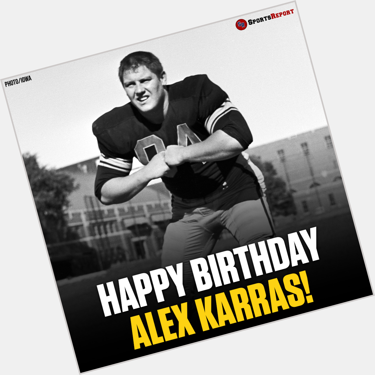 Happy Birthday (forever) to Legend, Alex Karras! 