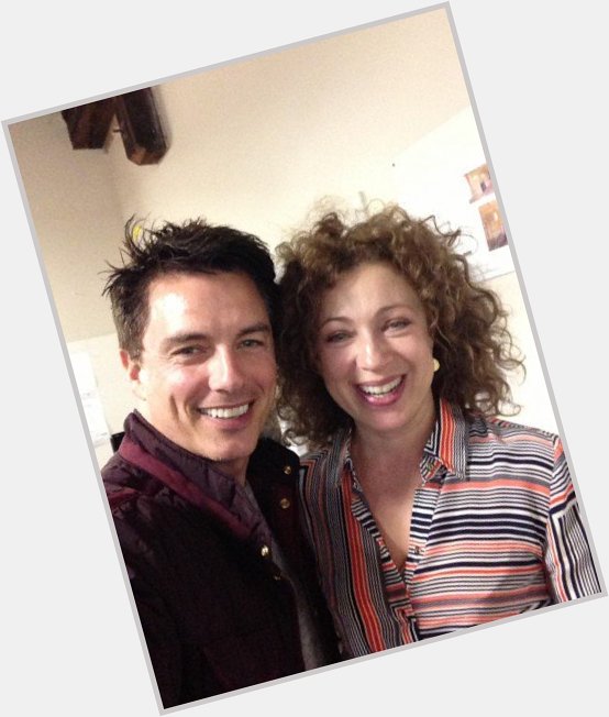 Happy birthday to our Jack Harkness and our River Song, and Alex Kingston ! 