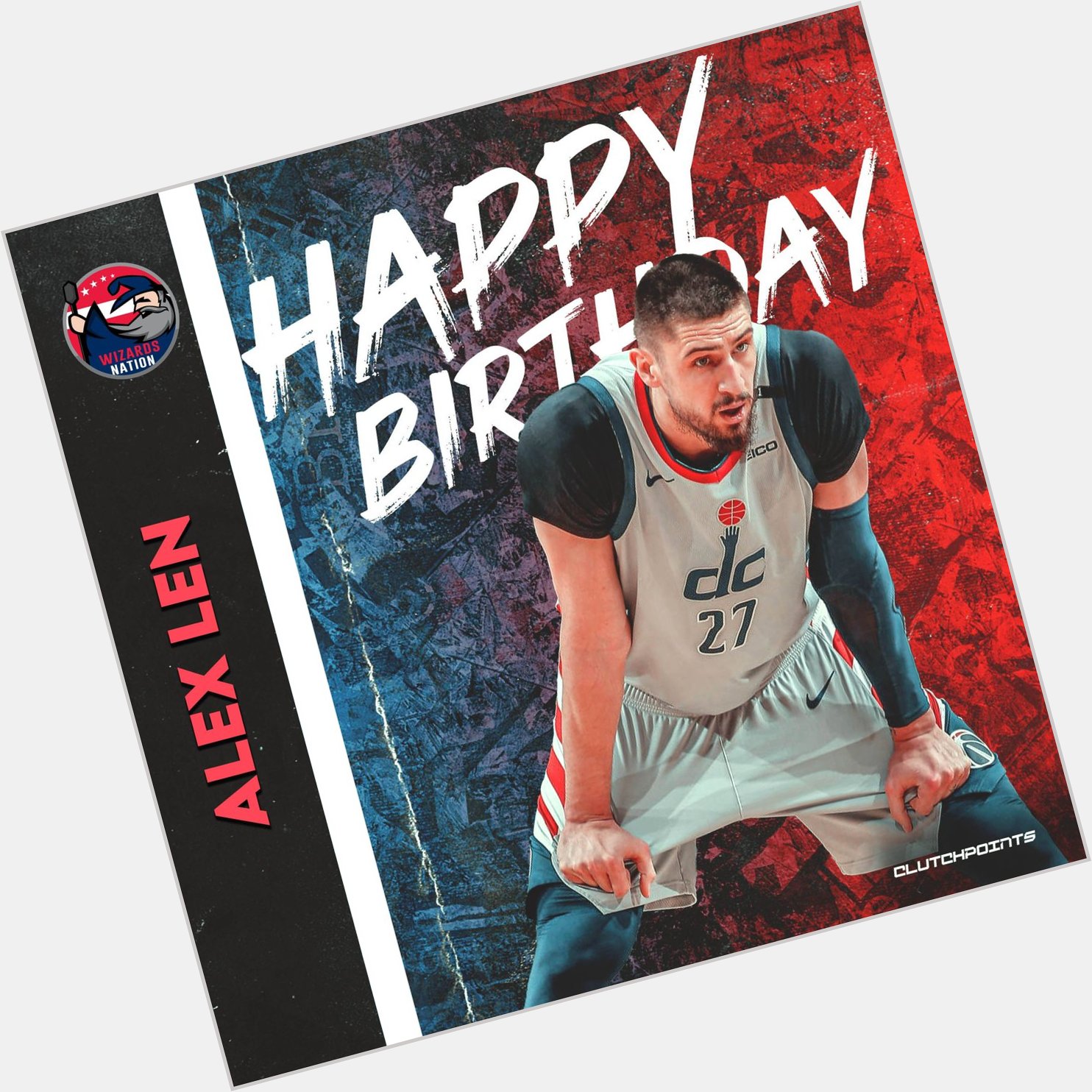 Wizards Nation, let\s all greet Alex Len a happy 28th birthday!  