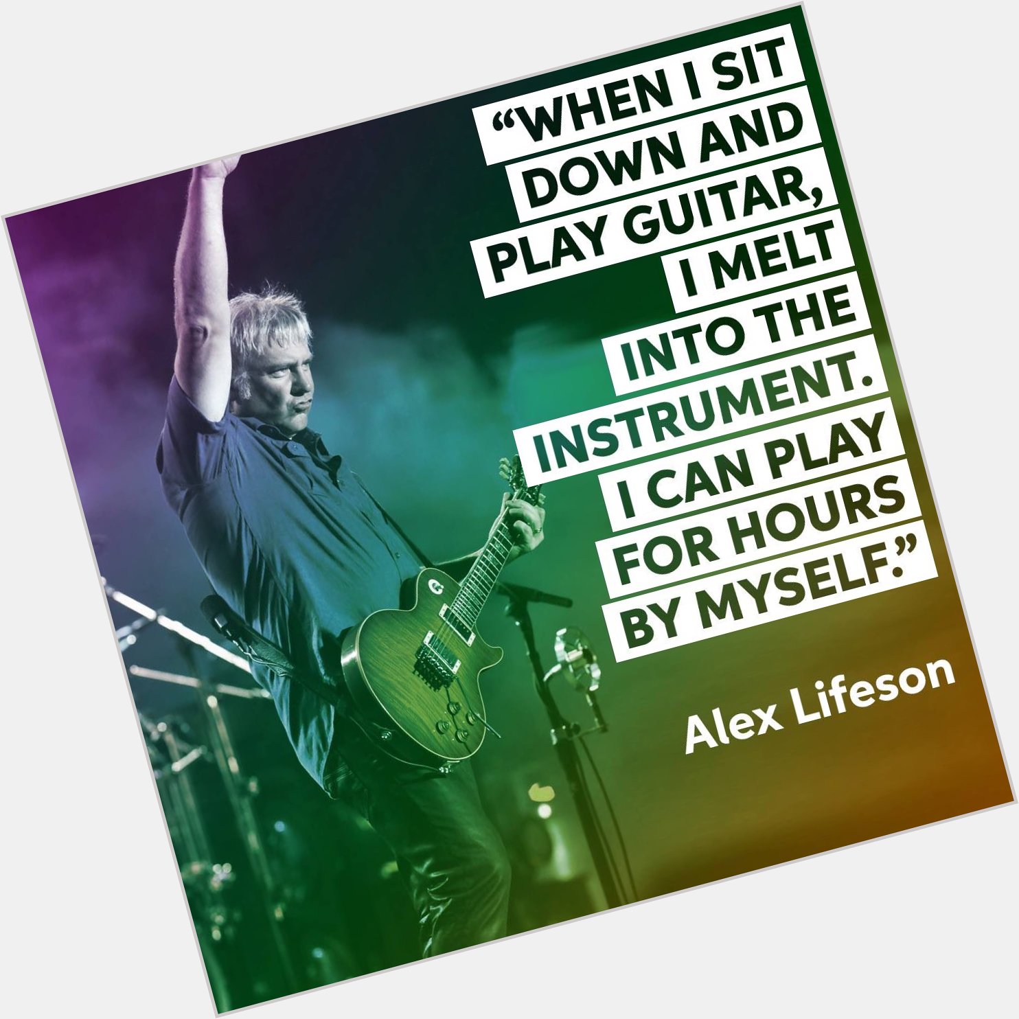  Happy 64th birthday to Alex Lifeson!  