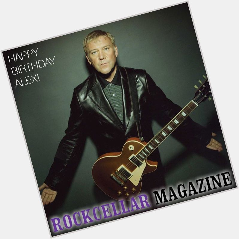 Happy 65th birthday to Alex Lifeson, 1/3 of the global prog powerhouse that is 