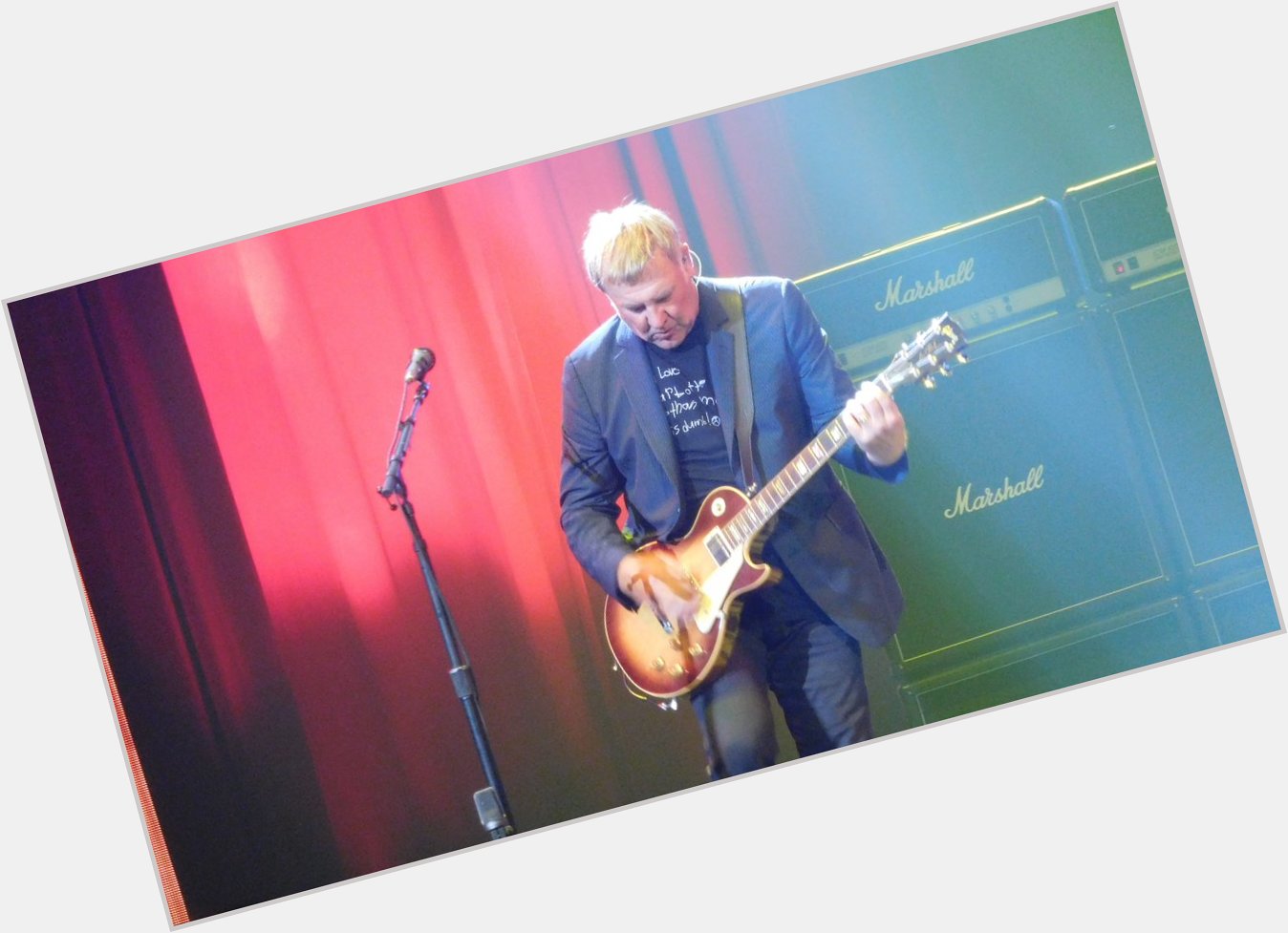 Happy (Belated) 65th Birthday to Alex Lifeson of (Aug 27). Photo from R40 Seattle show, July 19, 2015. 