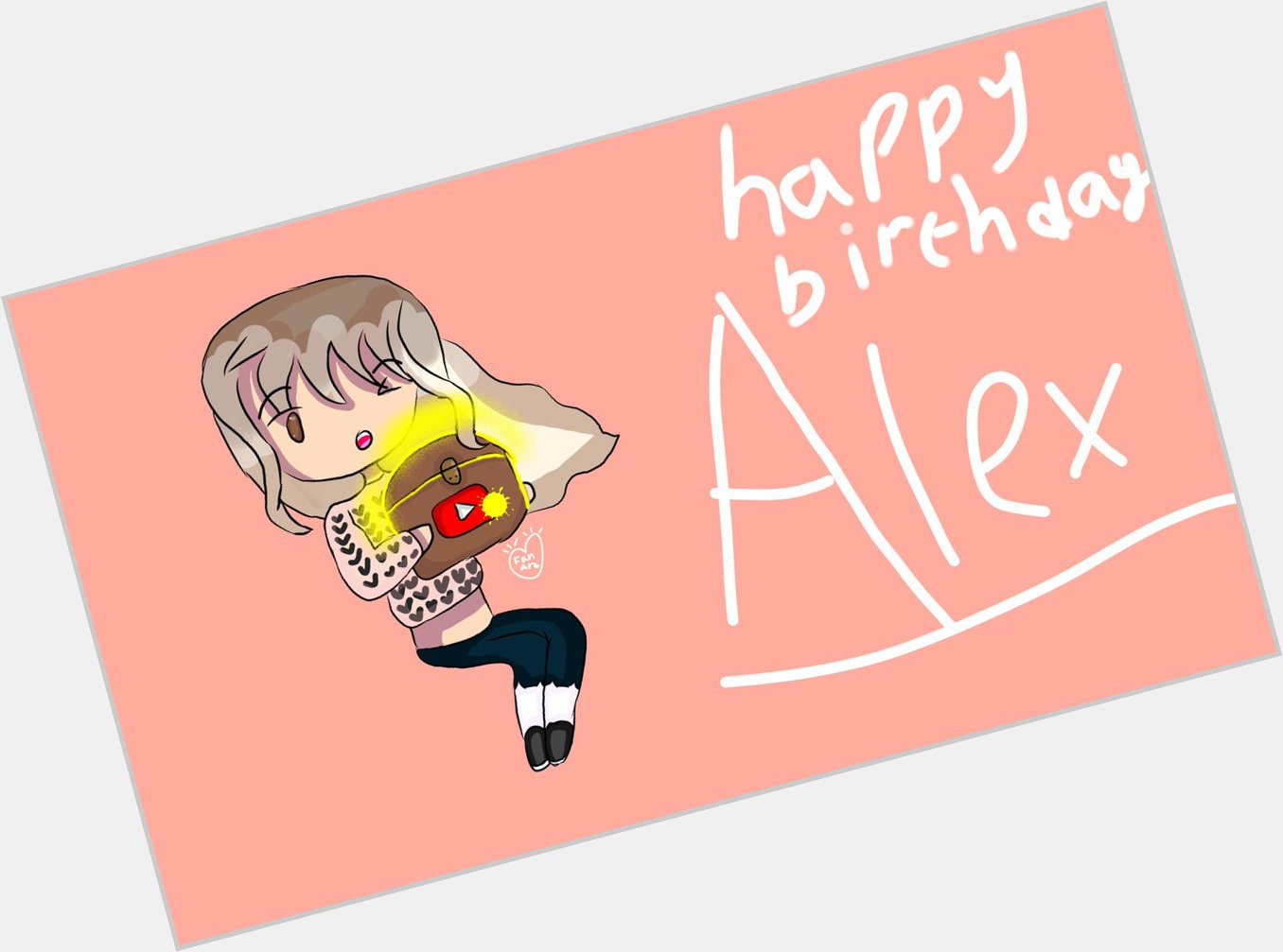 Happy late birthday alex! Love you I wish you the best 