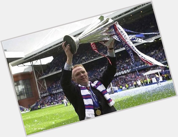 Happy birthday to Alex Mcleish. \" The Helicopter is changing direction \" 