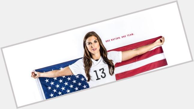 Happy birthday to one of our heros, Alex Morgan!      