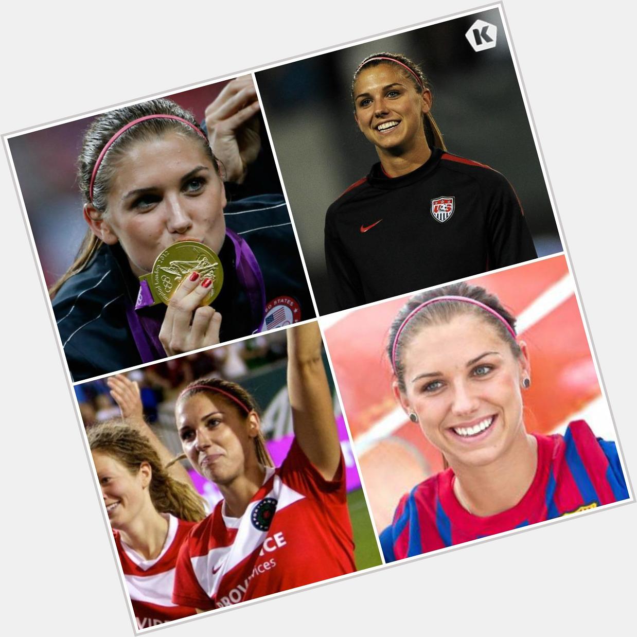 \" Happy 26th birthday to star Alex Morgan! Now go win your first World Cup! 