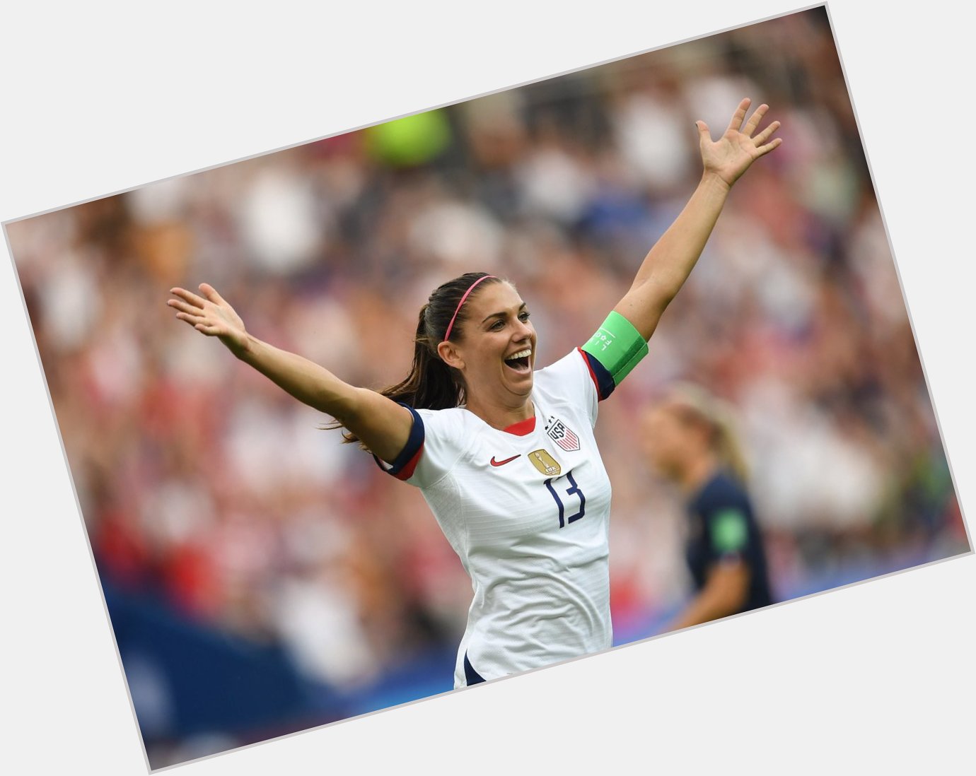 Happy birthday Alex Morgan. Let s celebrate with a win today  
