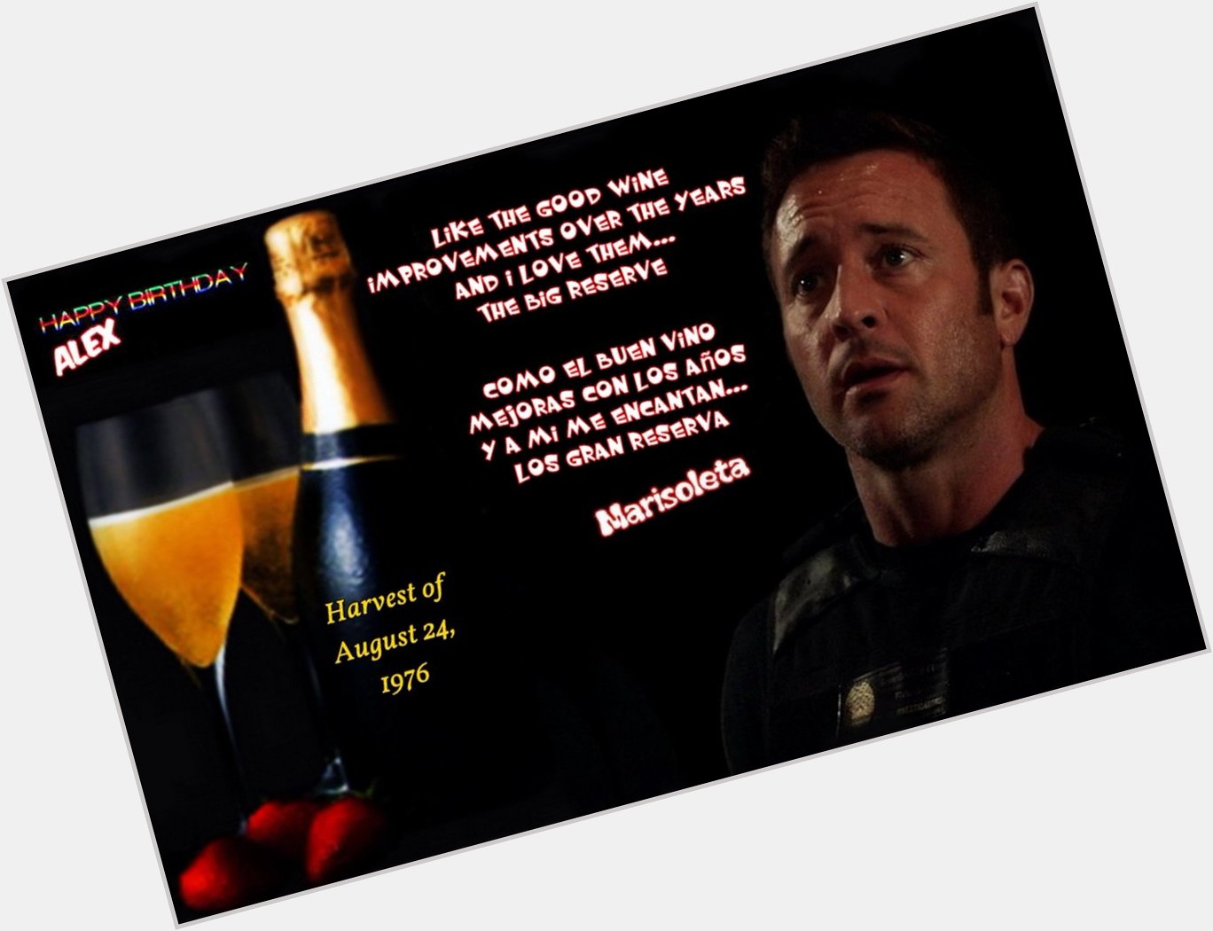 Happy Birthday Dear Alex O´Loughlin  