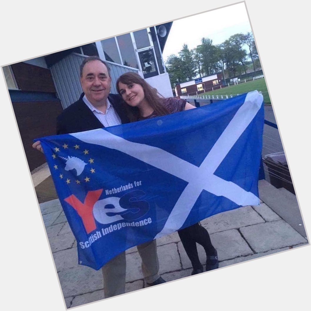 Happy birthday to Alex Salmond. Hope you will have a great day. 