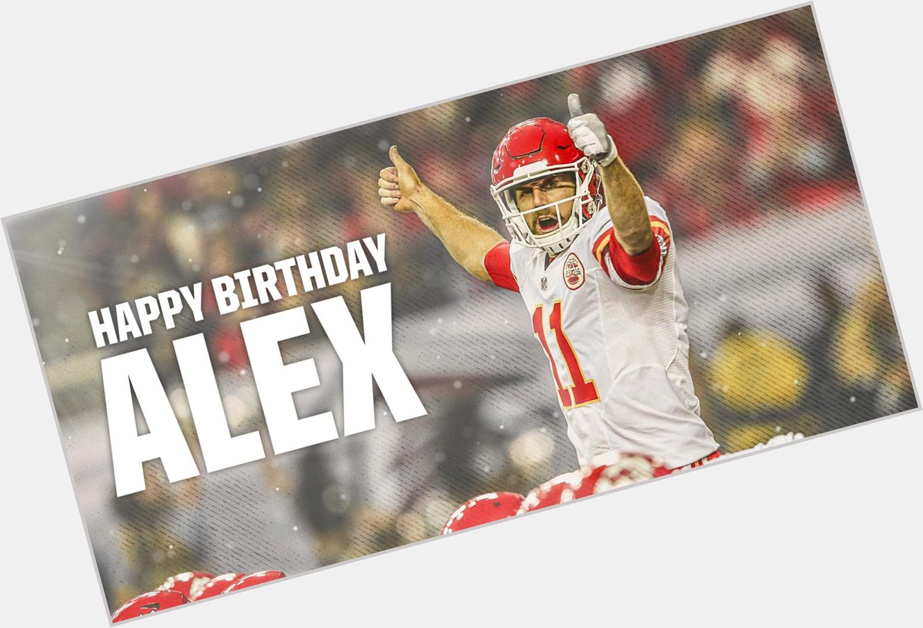 Join us in wishing a happy birthday to Alex Smith!   