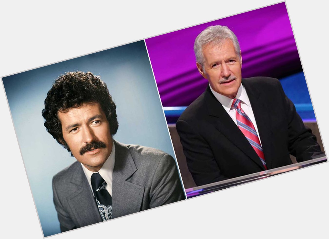 Happy 75th birthday, Alex Trebek! See the evolution of the host\s mustache  