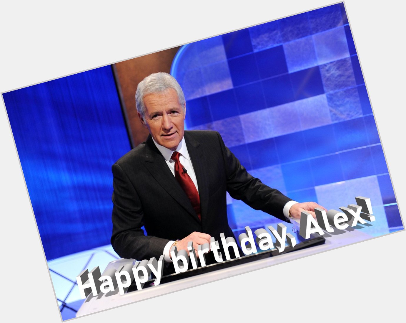 Happy birthday, Alex Trebek! Watch Jeopardy here on News10 at 7 p.m. 