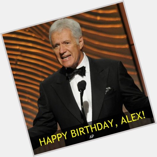 HAPPY BIRTHDAY, ALEX TREBEK!   The beloved Jeopardy! host turns 79 today. Join us in wishing him a happy birthday! 