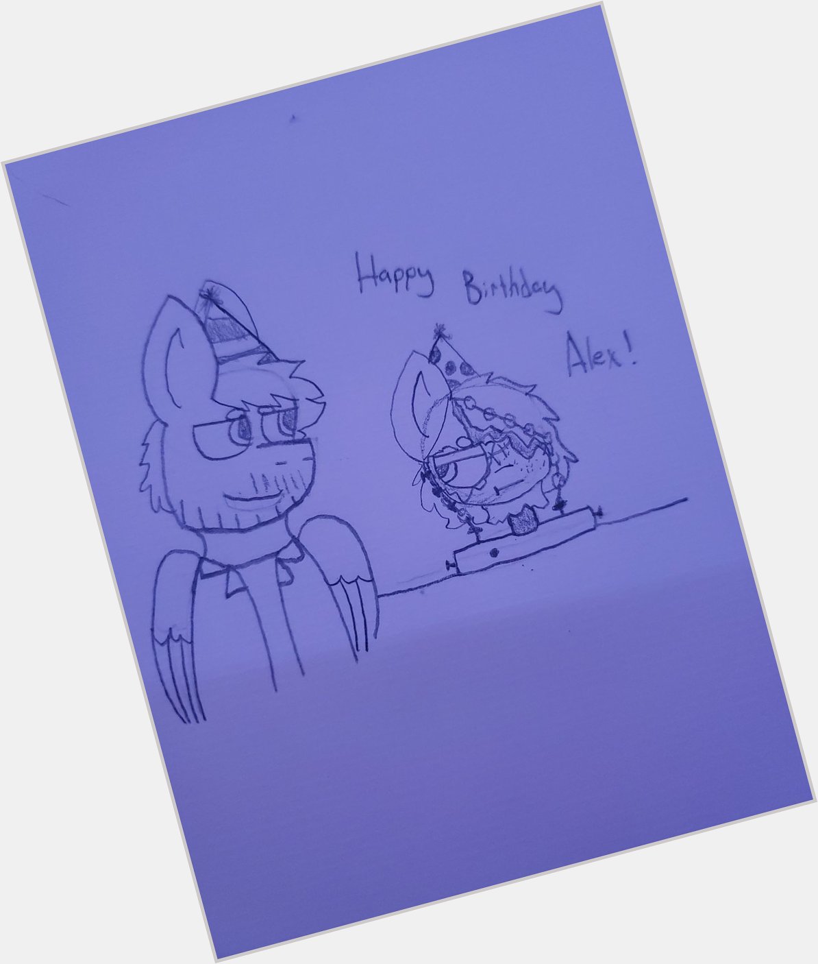  happy birthday Andy! It probably took a while to get that hat onto Chucky 
