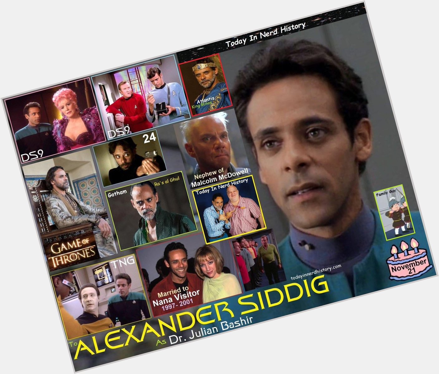 Happy bday to the multi-talented actor Alexander Siddig!        