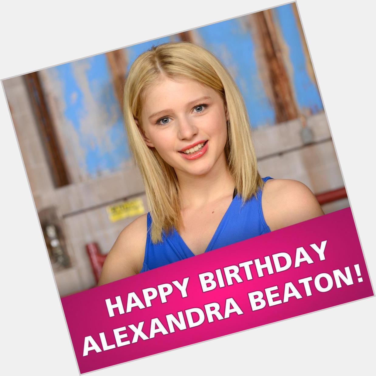 Happy Birthday to Alexandra Beaton from 
