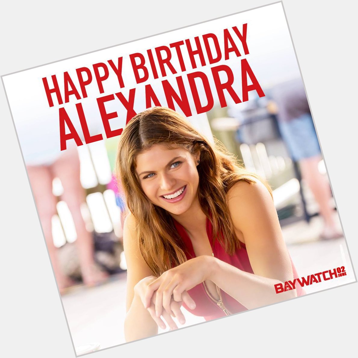 Raise your buoy and help us wish Alexandra Daddario a happy birthday. 
