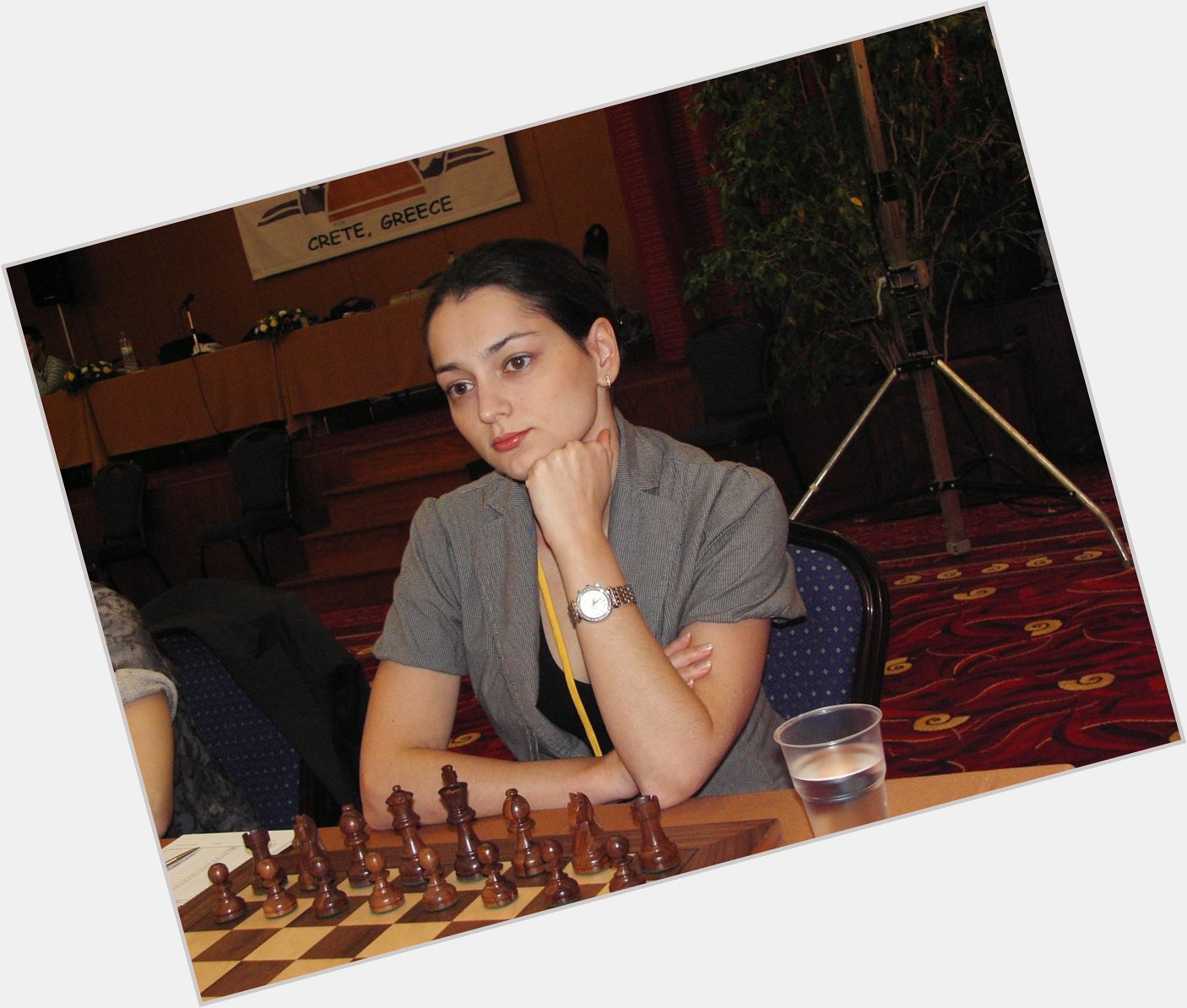 Happy Belated Birthday to Chess Grandmaster and former Women\s World Chess Champion 
Alexandra Kosteniuk 4/23/1984 