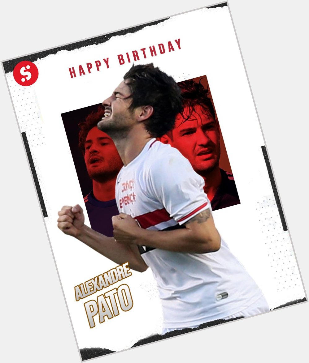 Happy 33rd birthday to former AC Milan and Chelsea striker, Alexandre Pato!      