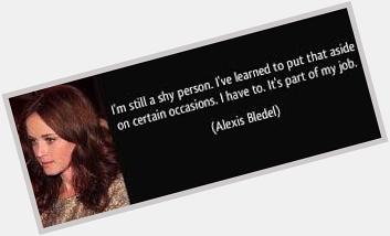 Happy Birthday Alexis Bledel 