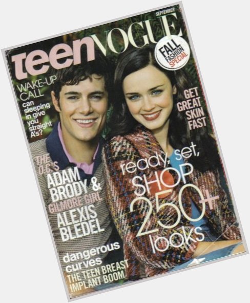  Adam Brody and Alexis Bledel for Teen Vogue 2004   Happy Birthday Alexis Bledel    