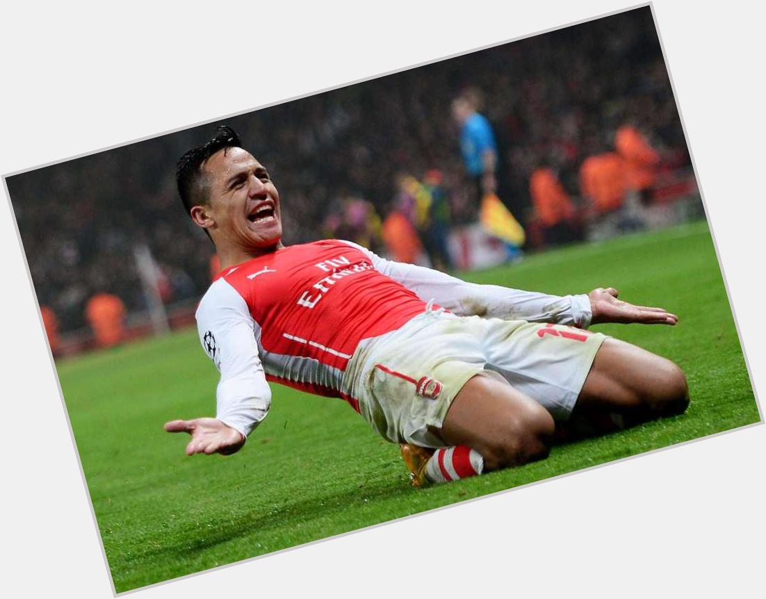   Alexis Sánchez is 26 today. Happy birthday 14 goals in 24 games for Arsenal.   