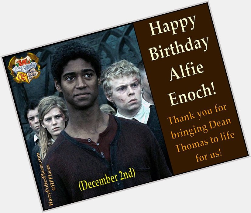 Happy Birthday to Alfred (Alfie) Enoch  