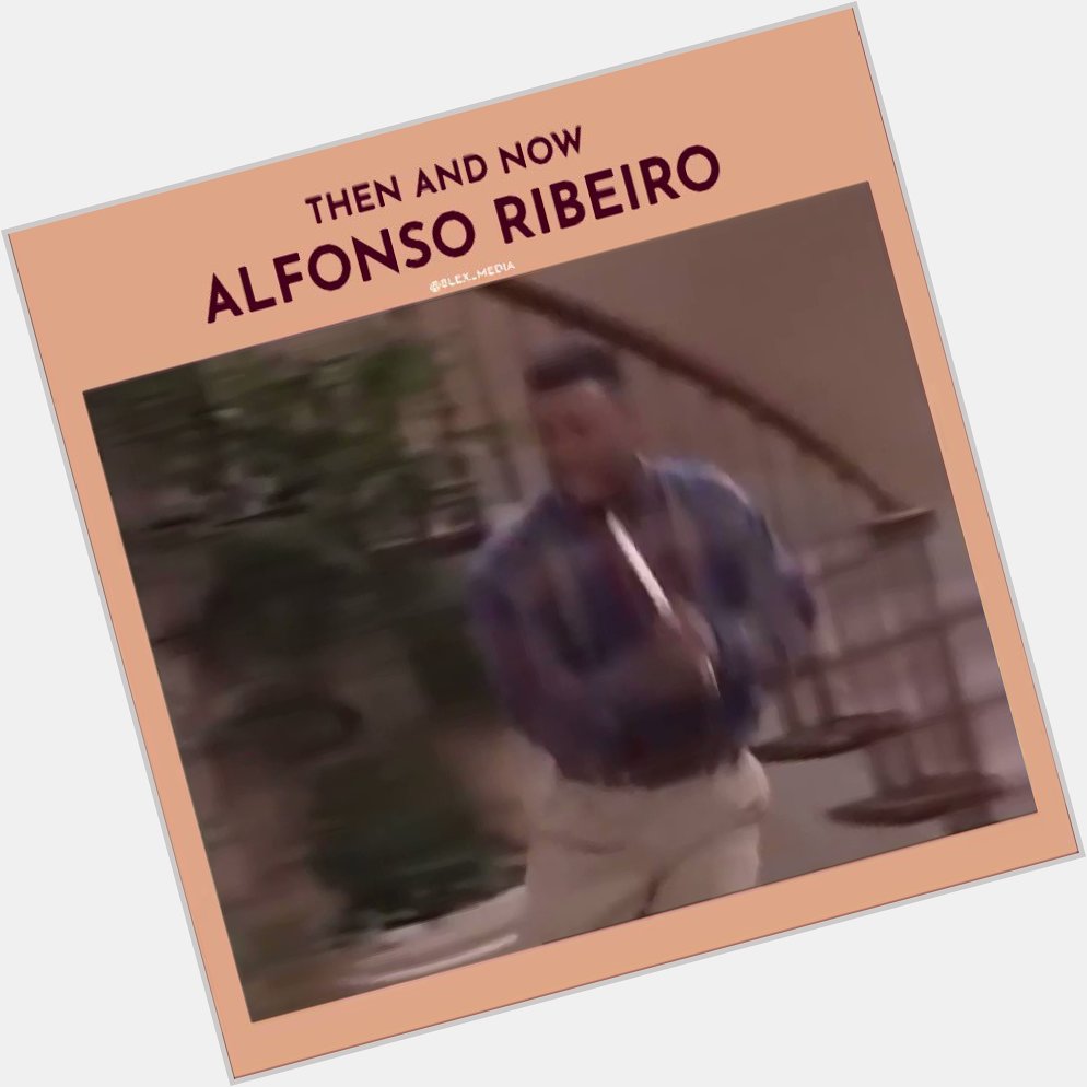 Watch til the end...Happy Birthday Alfonso Ribeiro! 