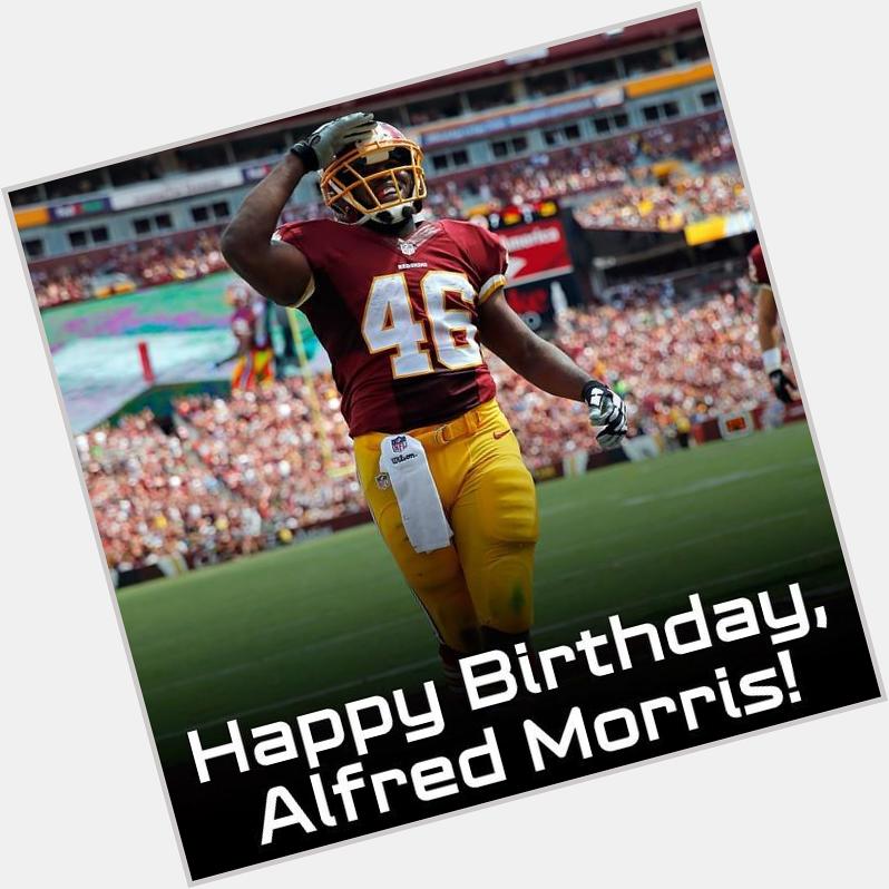Happy Birthday to RB Alfred Morris! by nfl  