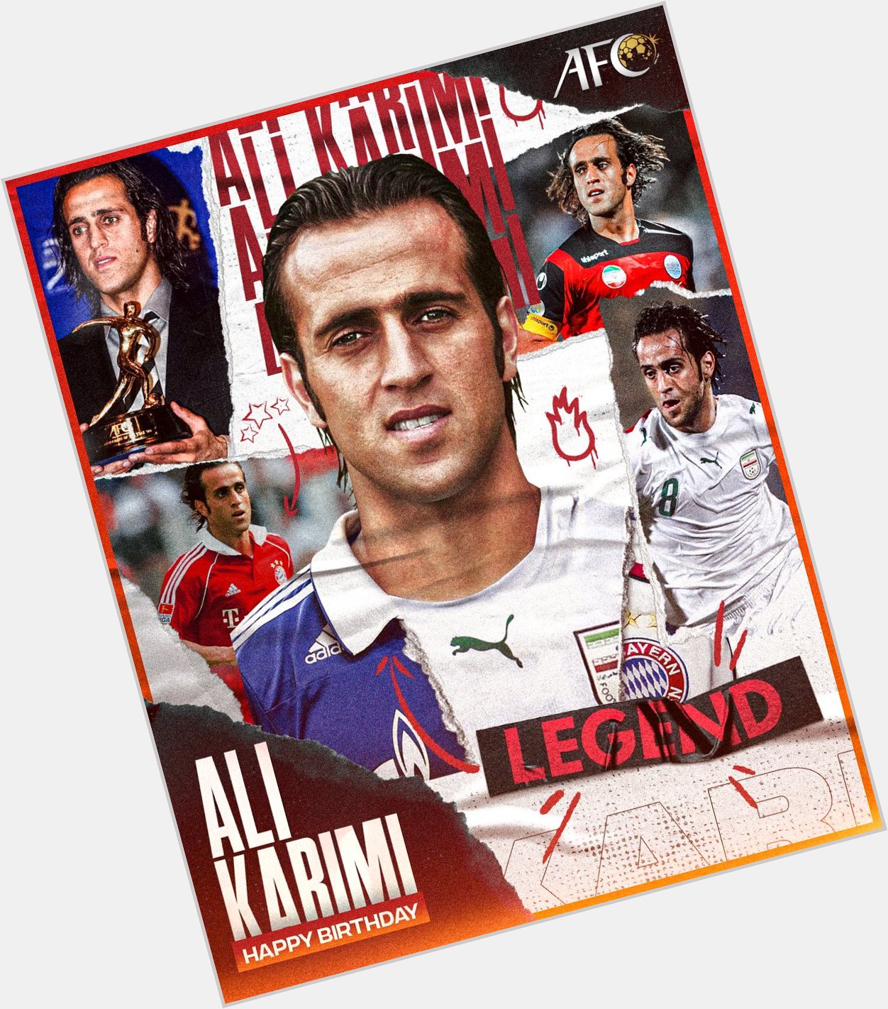 One of Iran\s best players of all-time turns 43 today. Happy Birthday,  Ali Karimi 