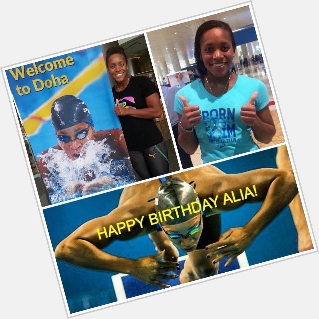 We would like to wish 100M World Champ Alia Atkinson Happy 26th Birthday!   