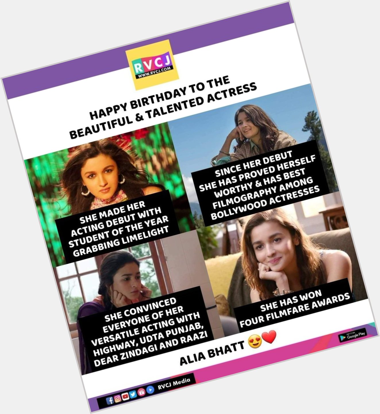 Happy Birthday Alia Bhatt!    