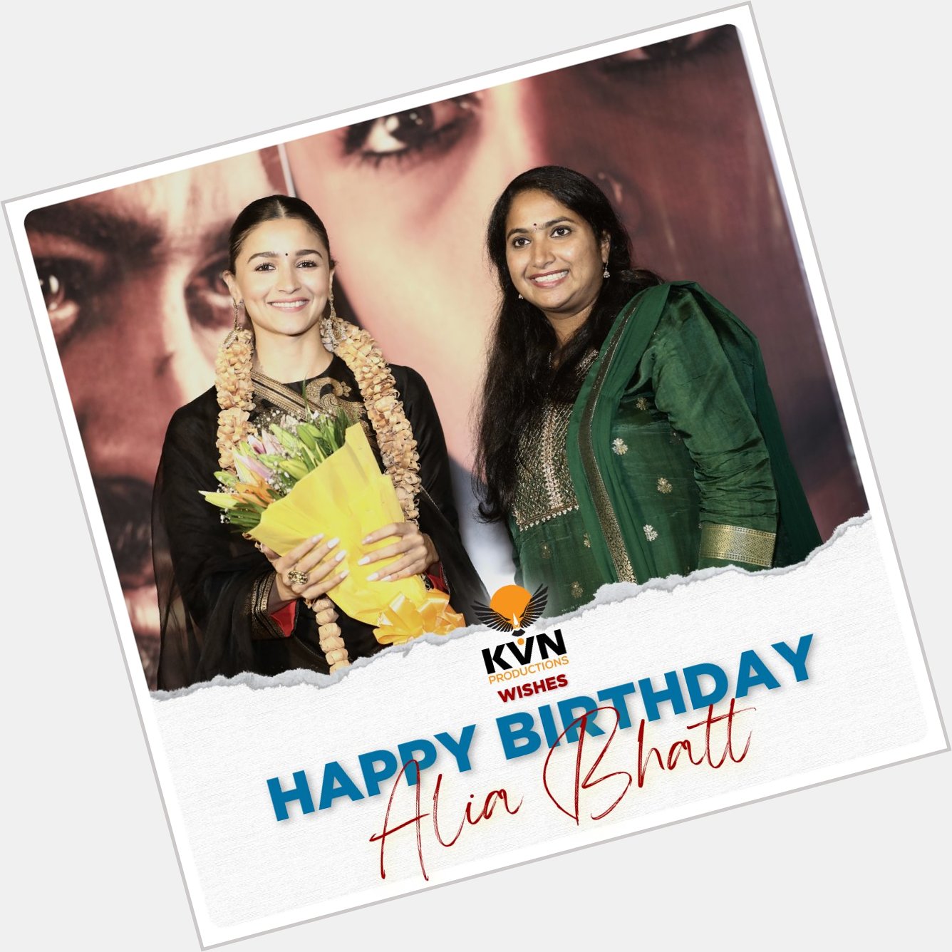 KVN Productions wishes a very Happy Birthday to Alia Bhatt! 