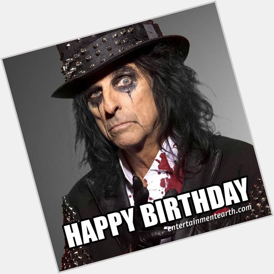 Happy 67th Birthday to Alice Cooper! Shop Collectibles:  
