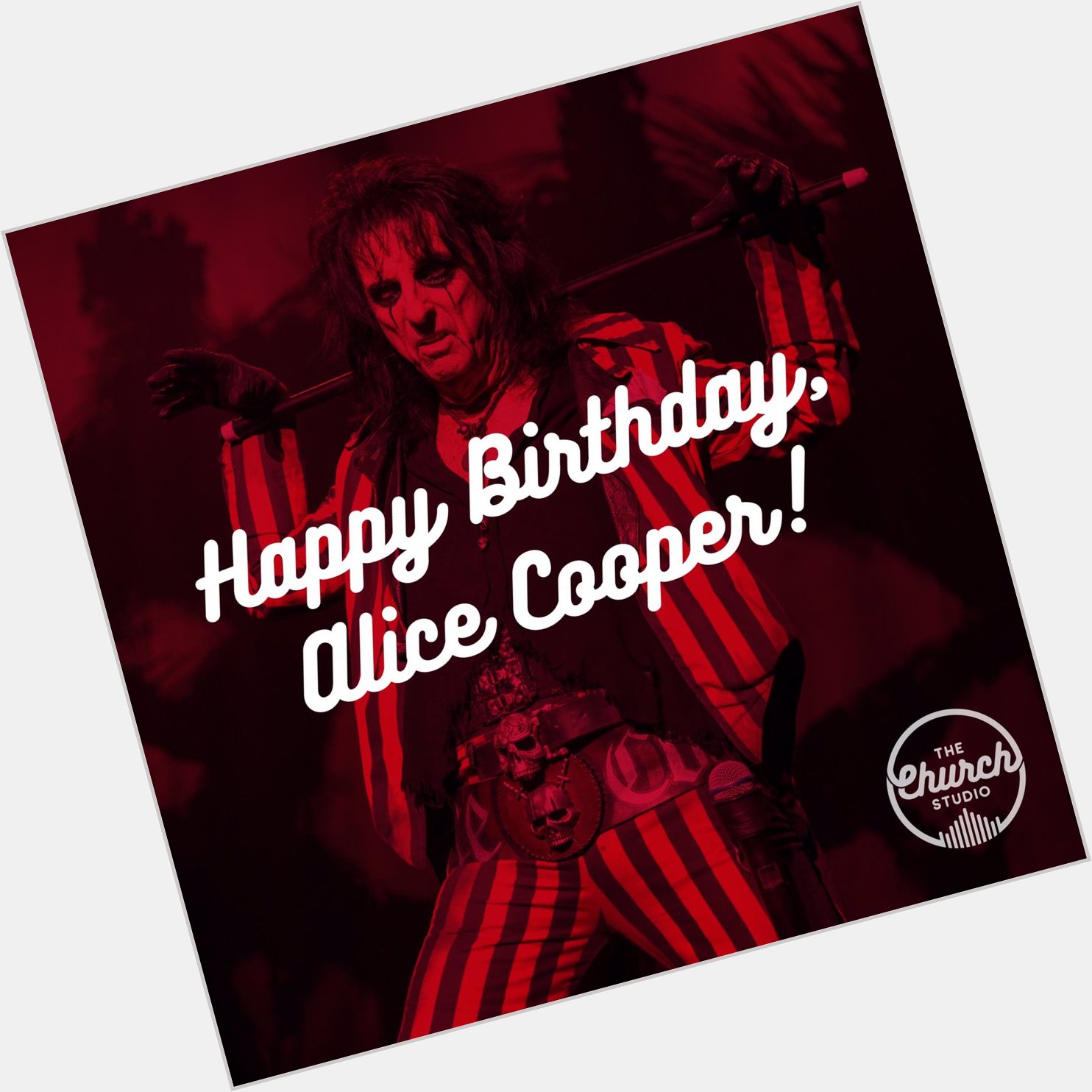 Happy Birthday to Alice Cooper, \"The Godfather of Shock Rock\". 