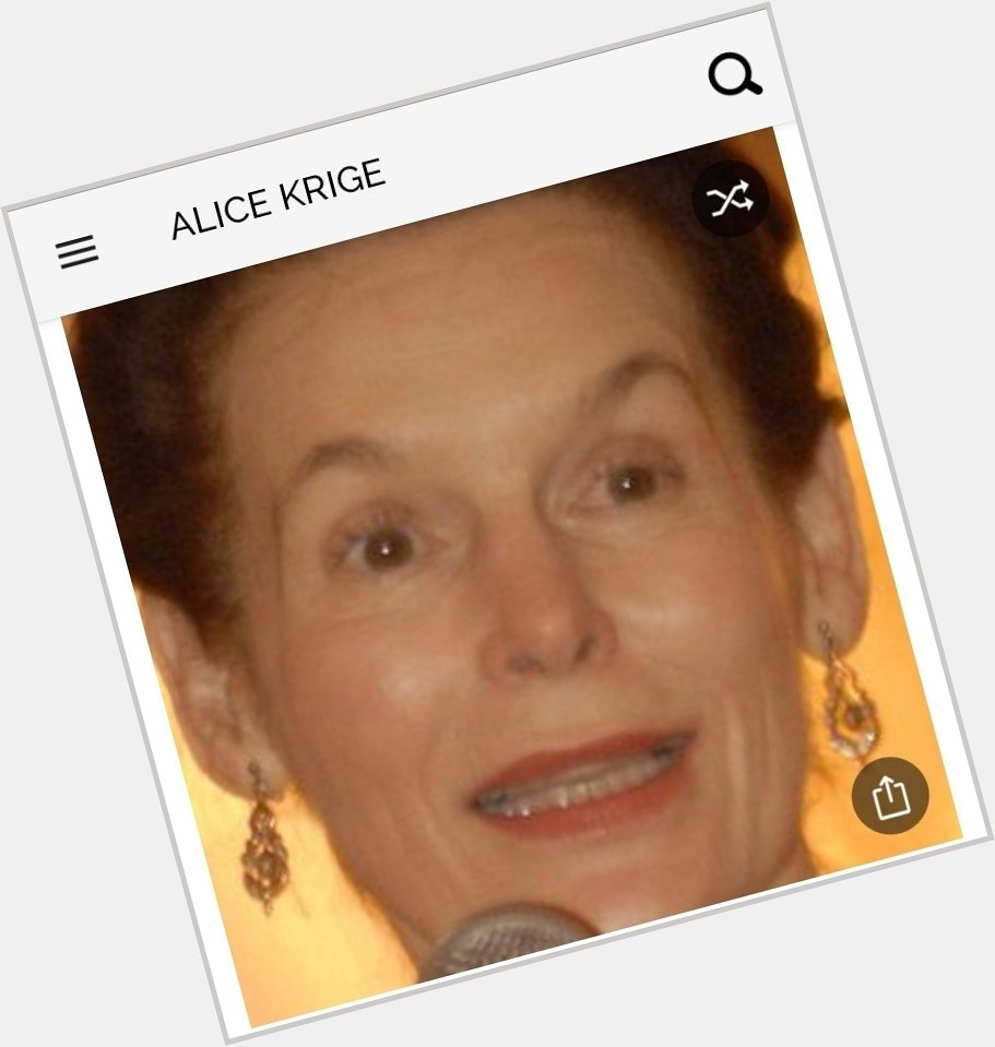Happy birthday to this great actress.  Happy birthday to Alice Krige 
