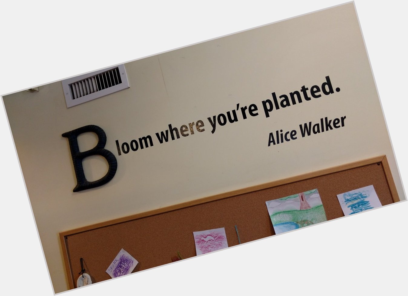 Stand tall and be beautiful, every day. \"Bloom where you\re planted\" Happy birthday, Alice Walker! 