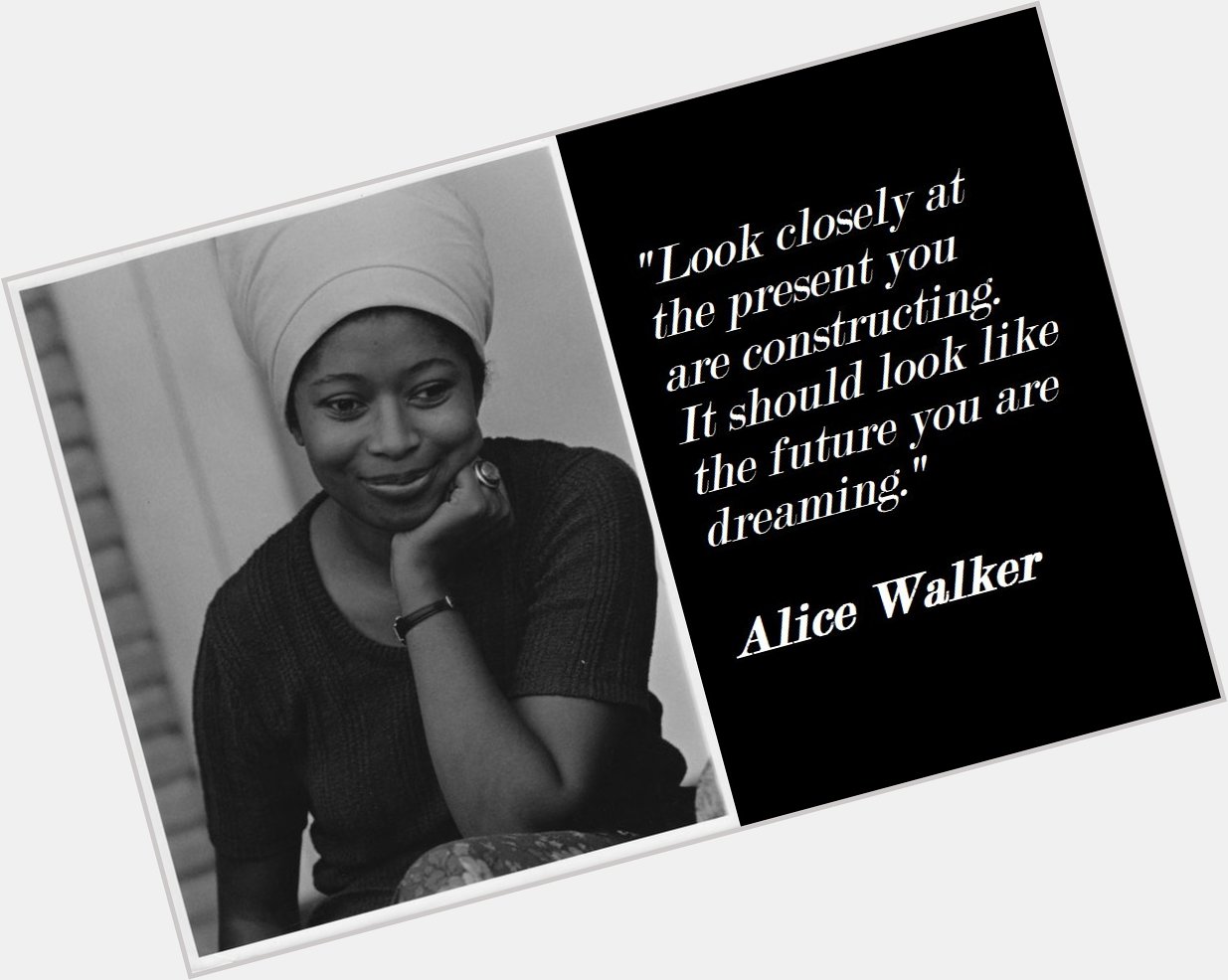 Happy birthday to Alice Walker  
