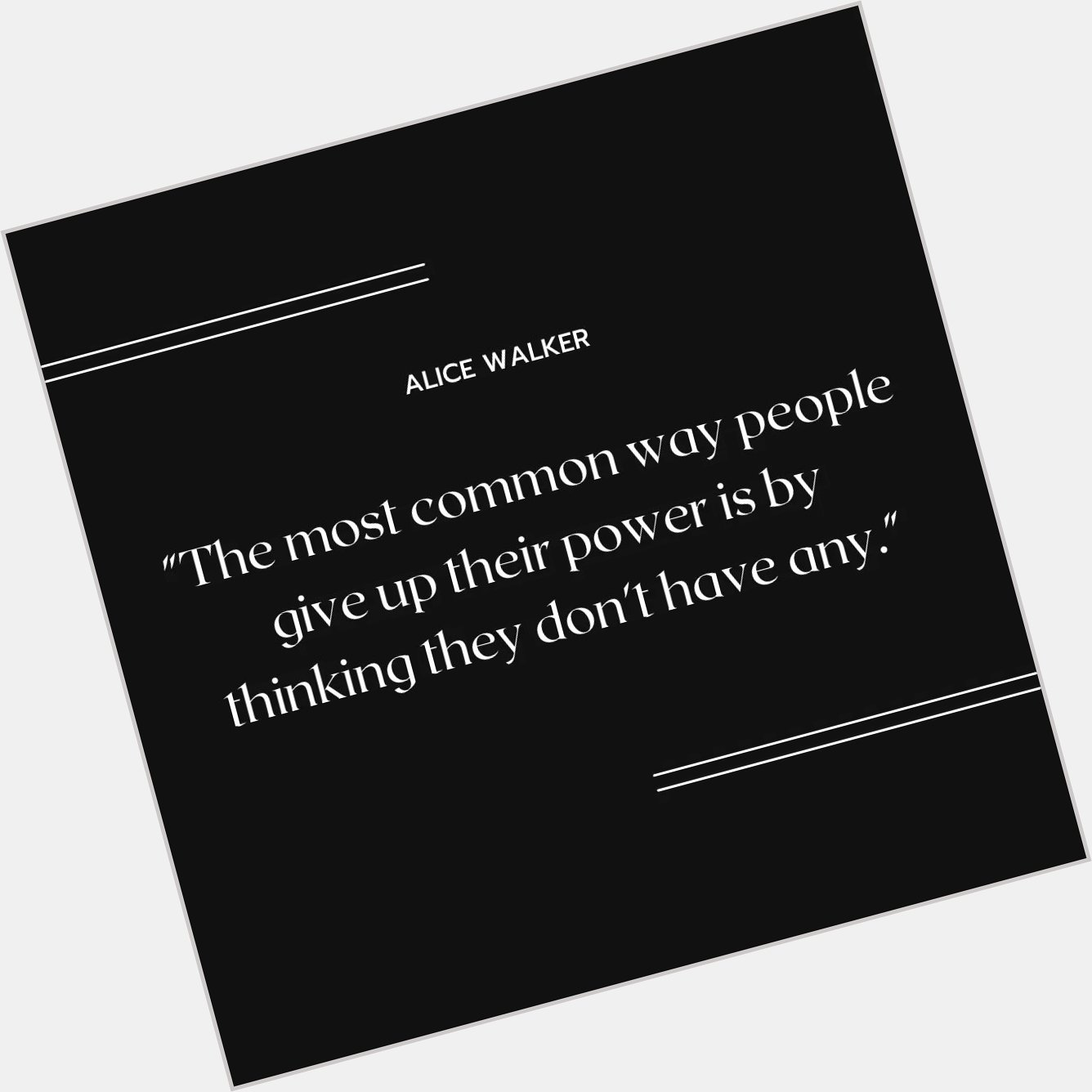 Happy Birthday, Alice Walker 