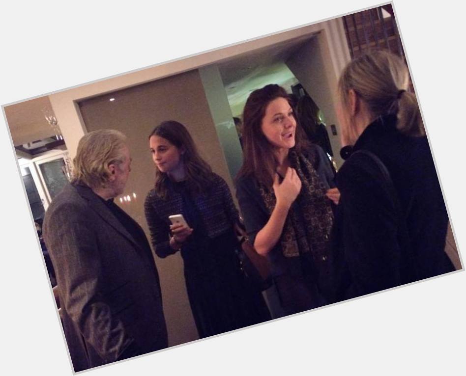 Rebecca Ferguson and Alicia Vikander at a private event in 2014 | A very Happy Birthday to Alicia Vikander! 