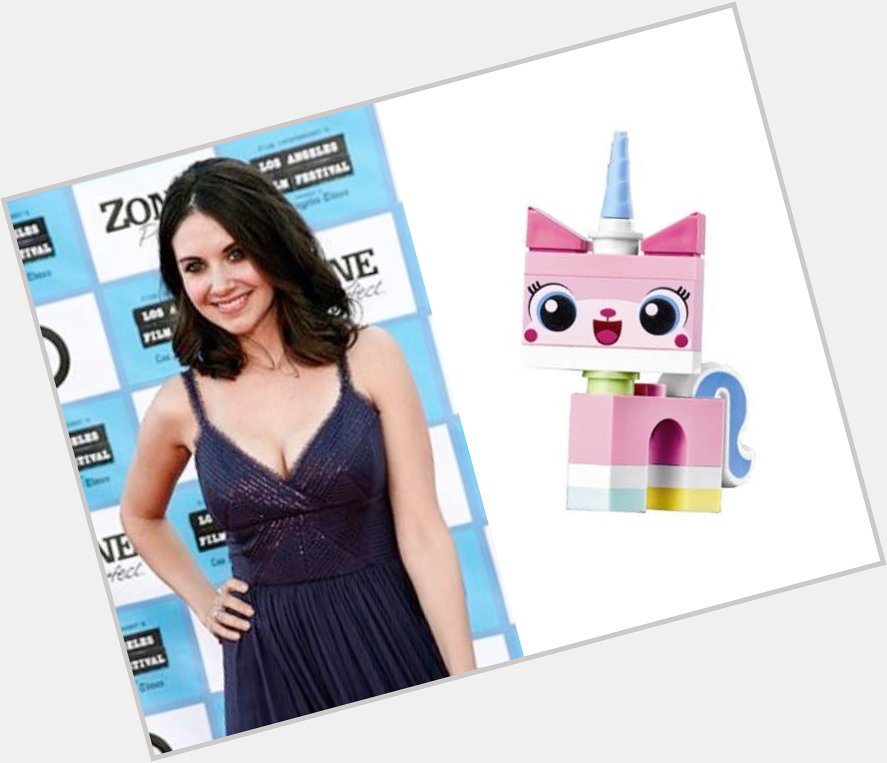 Happy 35th Birthday to Alison Brie! The voice of Unikitty in The LEGO Movie.  