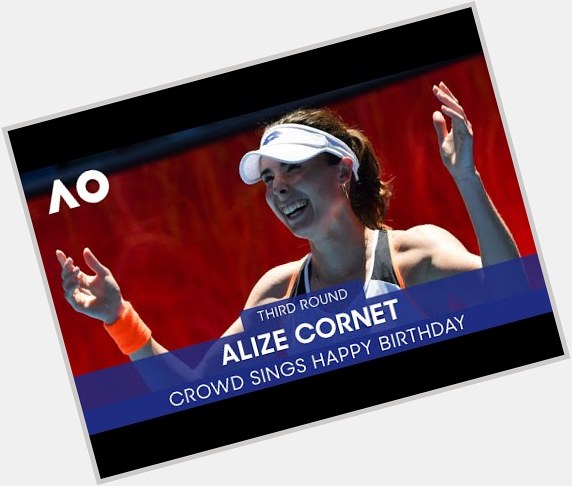 The Crowd Sings Alize Cornet \Happy Birthday\ | Australian Open 2022 - Australian Open TV  