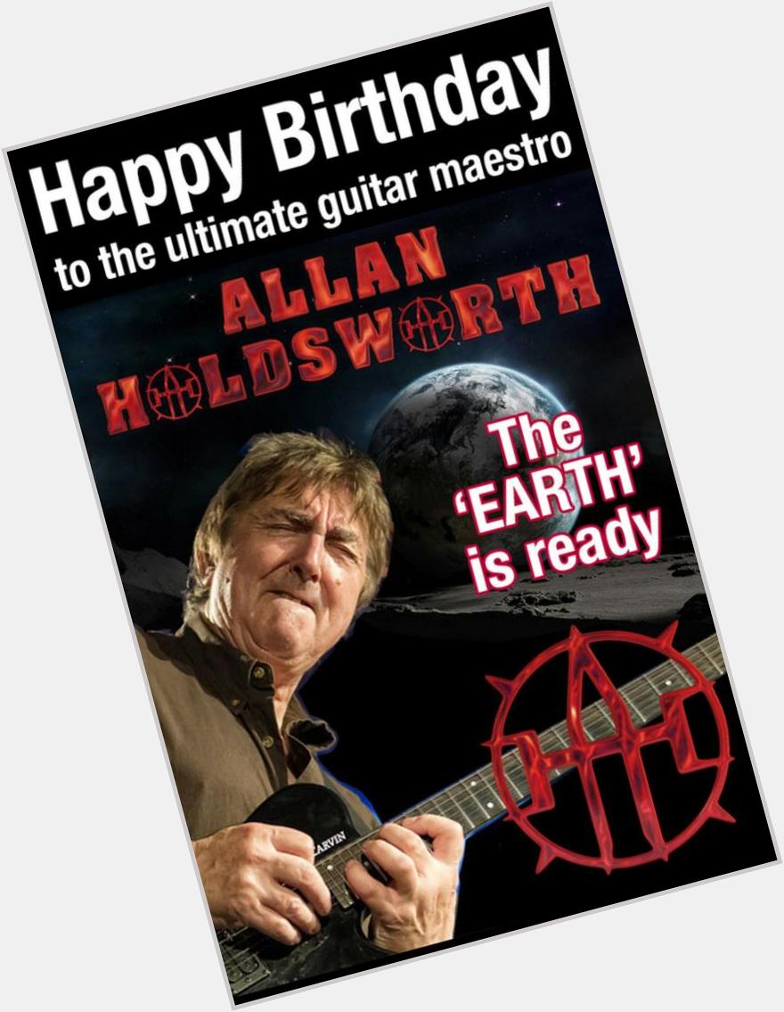 Happy Birthday Allan Holdsworth, one of my favorite musicians of all time 