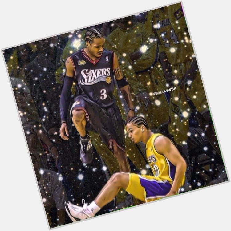 Happy 40th Birthday to pound for pound the greatest of all time Allen Iverson! 
Photo Cred: 