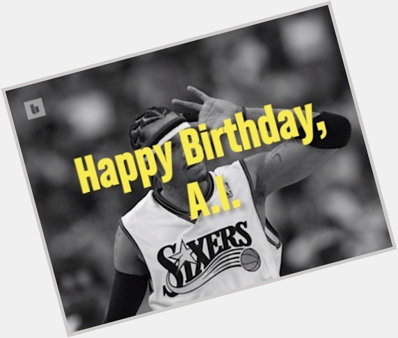 Pound for pound, one of the best hoopers to lace \em up in the NBA.

Happy birthday Allen Iverson! 