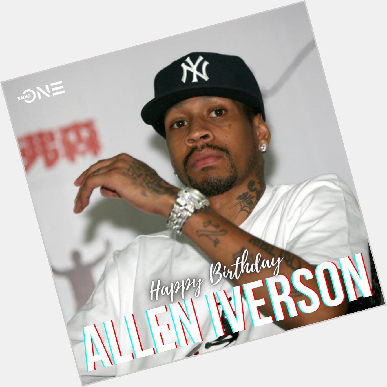  He changed the look of the NBA forever Happy 46th Birthday Allen Iverson! 
