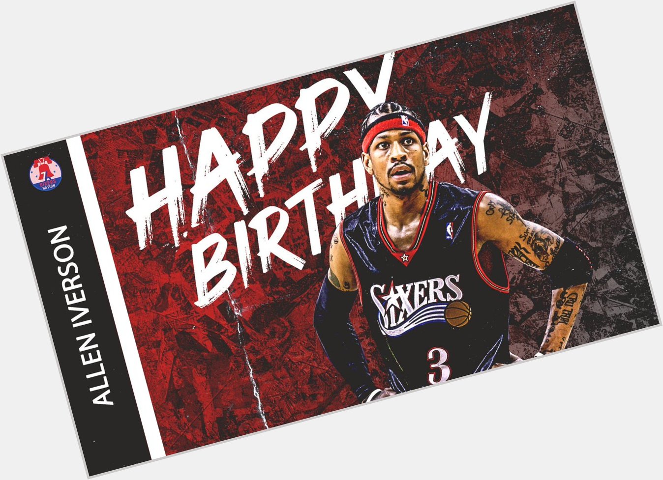 Join Sixers Nation in wishing Allen Iverson a happy 45th birthday! 
