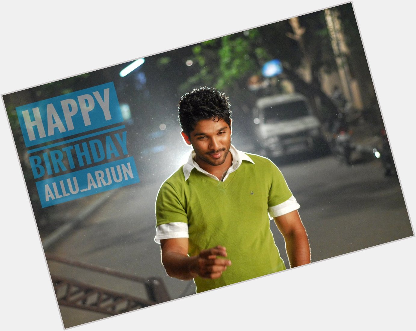 Advance happy birthday Allu Arjun 