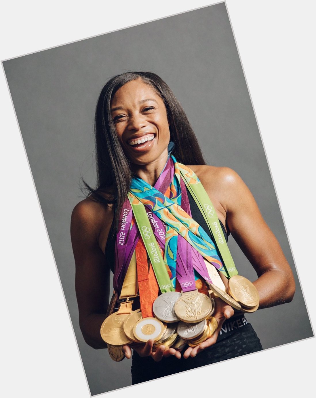 Happy birthday to the Let s shower our good sis , Allyson Felix, with some love on her  36th birthday 