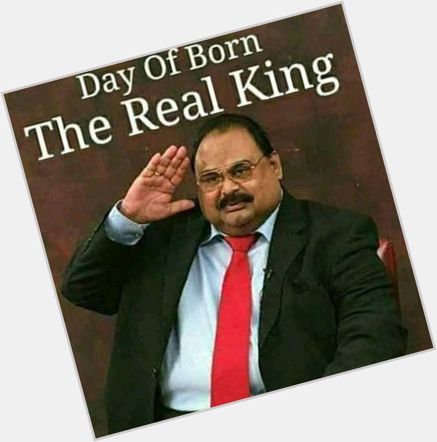 @ father of the nation our brave leader Altaf hussain bhai Very very happy birthday to you bhai 
